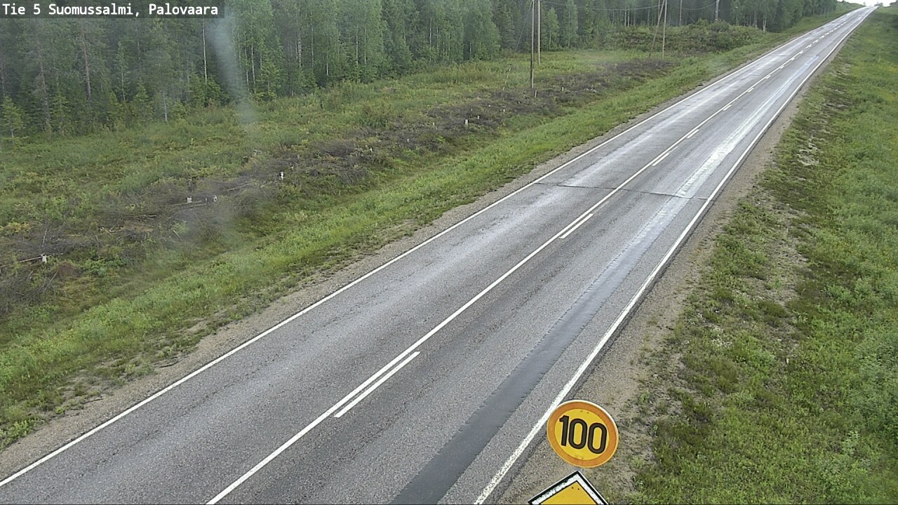 Kelikamerat Kuva Tie 5 Suomussalmi, Palovaara, Suomussalmi, Kainuu