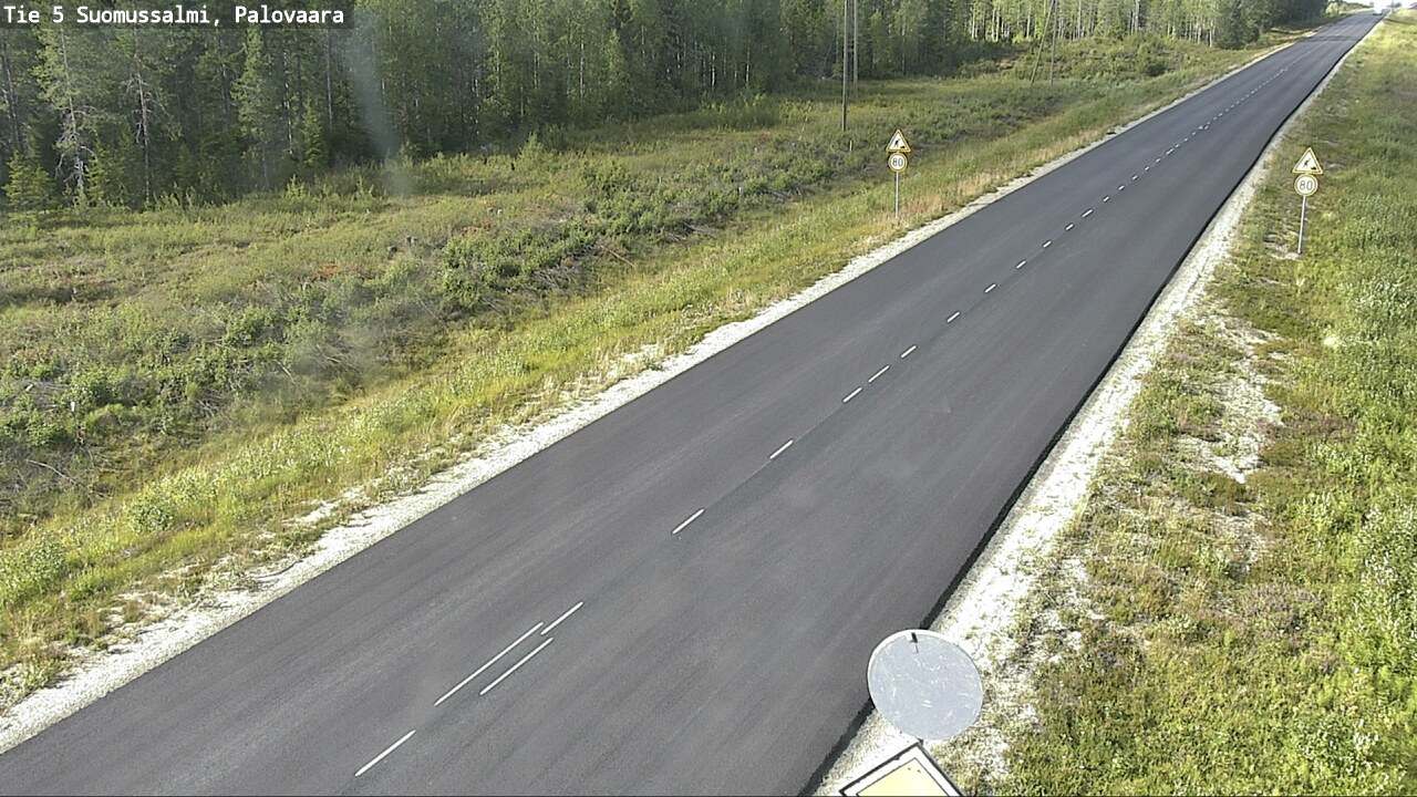 Kelikamerat Kuva Tie 5 Suomussalmi, Palovaara, Suomussalmi, Kainuu