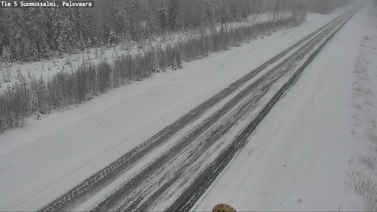 Weather Camera Image Road 5 Suomussalmi, Palovaara, Suomussalmi, Kainuu