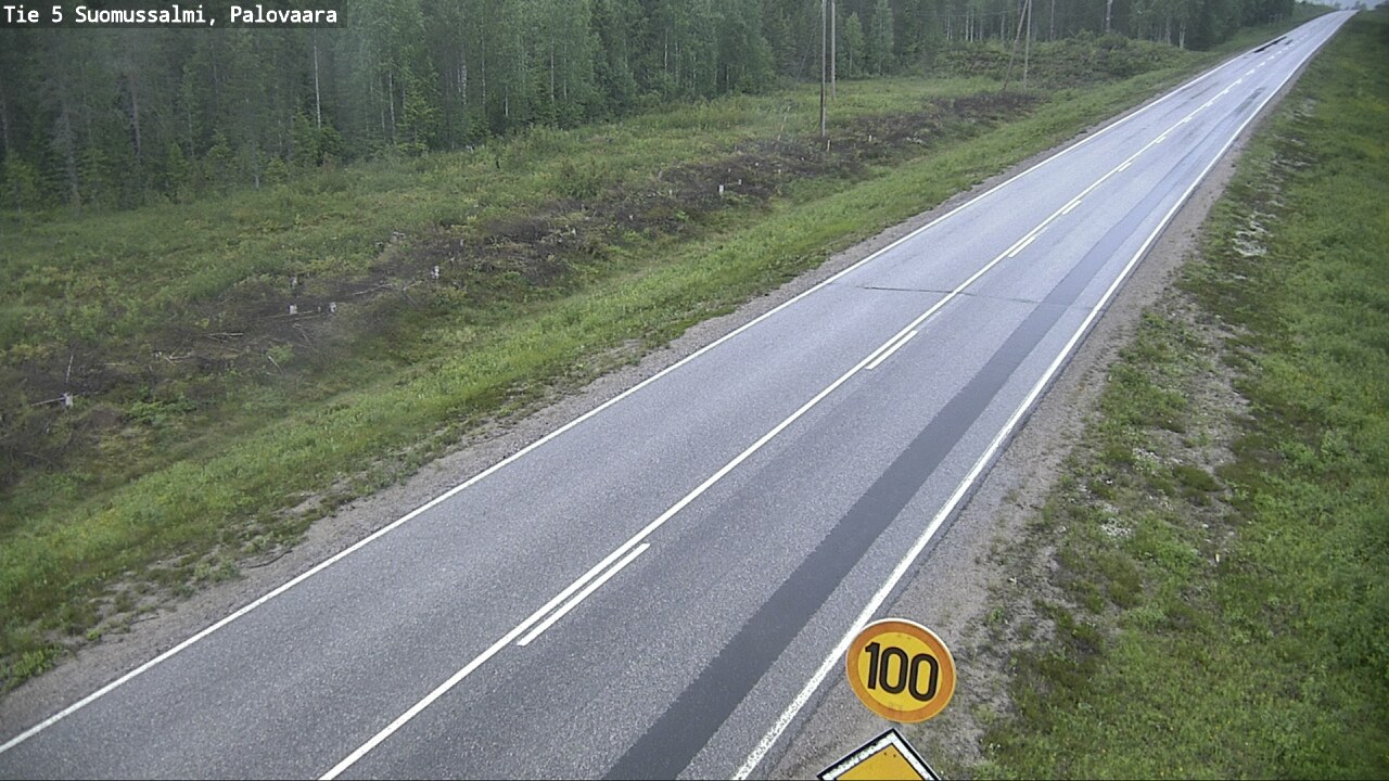 Kelikamerat Kuva Tie 5 Suomussalmi, Palovaara, Suomussalmi, Kainuu