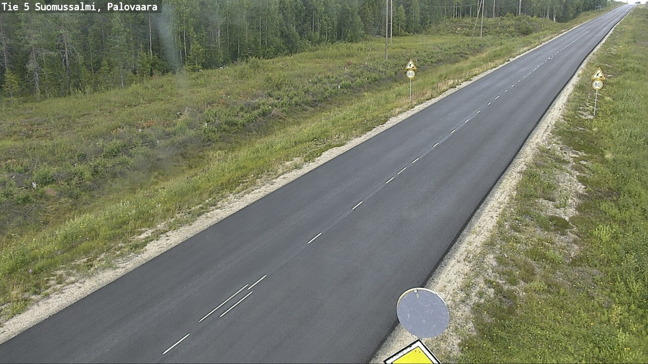 Kelikamerat Kuva Tie 5 Suomussalmi, Palovaara, Suomussalmi, Kainuu