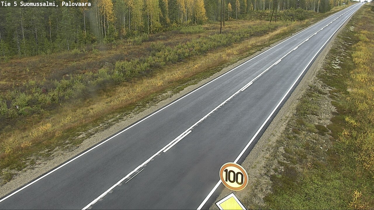 Kelikamerat Kuva Tie 5 Suomussalmi, Palovaara, Suomussalmi, Kainuu
