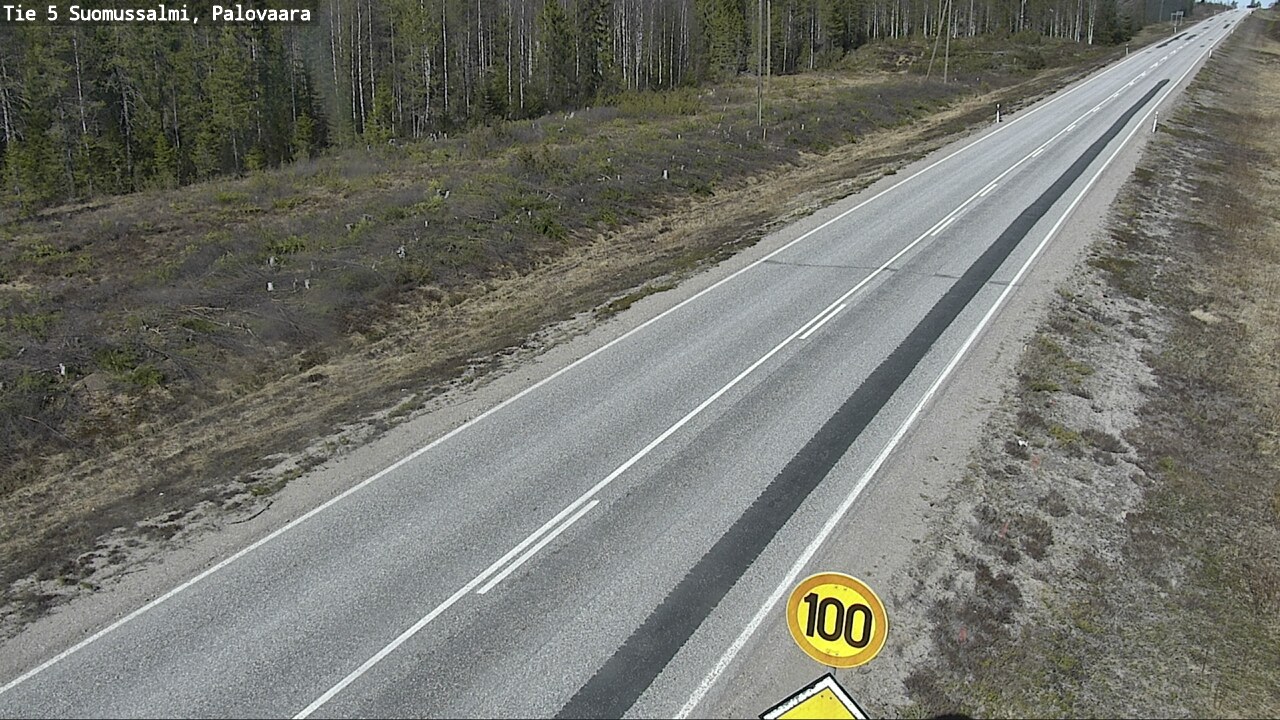 Kelikamerat Kuva Tie 5 Suomussalmi, Palovaara, Suomussalmi, Kainuu