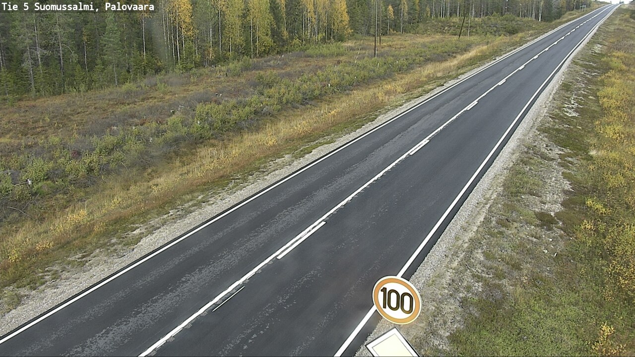 Kelikamerat Kuva Tie 5 Suomussalmi, Palovaara, Suomussalmi, Kainuu