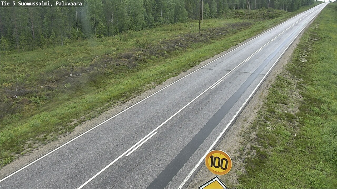 Kelikamerat Kuva Tie 5 Suomussalmi, Palovaara, Suomussalmi, Kainuu