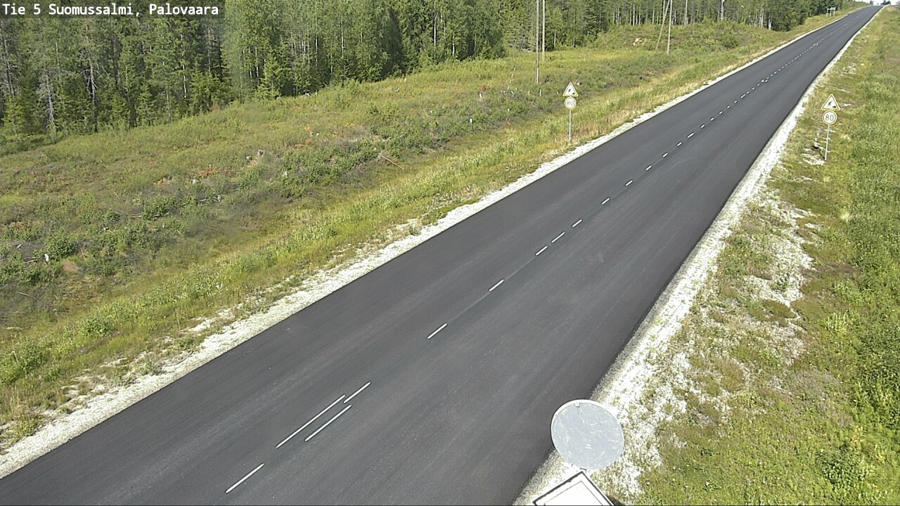 Kelikamerat Kuva Tie 5 Suomussalmi, Palovaara, Suomussalmi, Kainuu