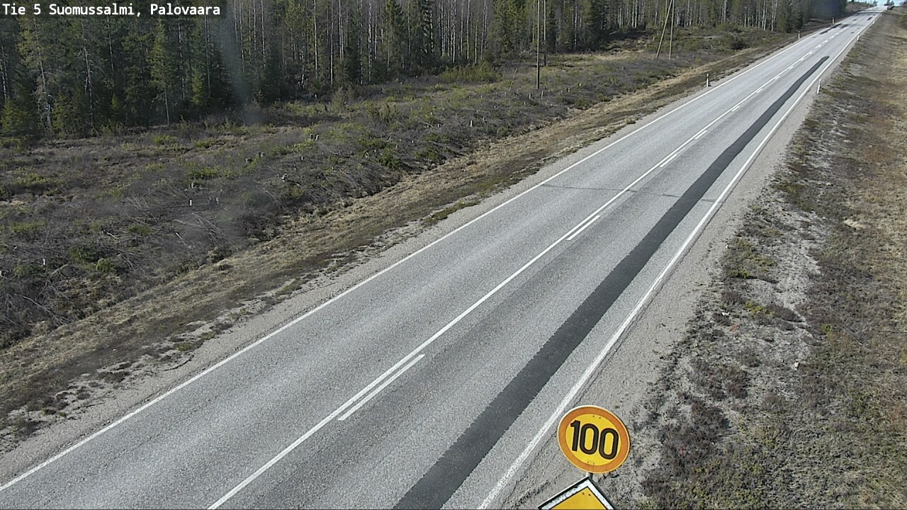 Kelikamerat Kuva Tie 5 Suomussalmi, Palovaara, Suomussalmi, Kainuu
