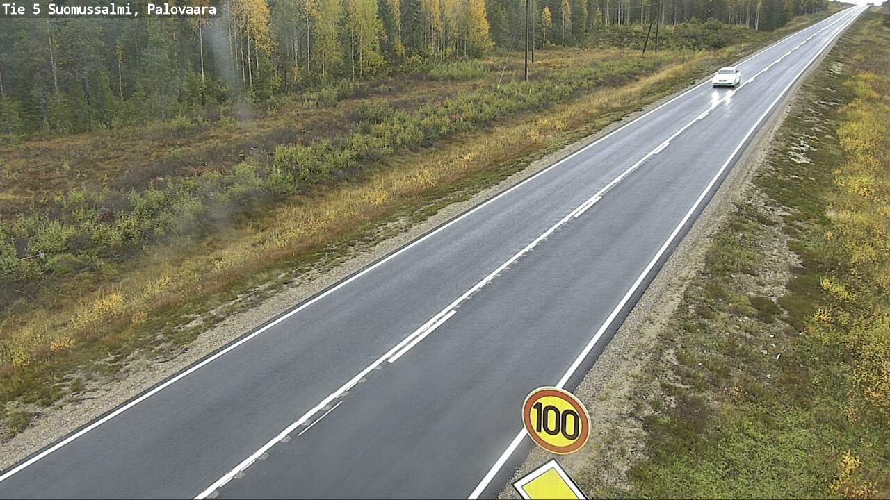 Kelikamerat Kuva Tie 5 Suomussalmi, Palovaara, Suomussalmi, Kainuu