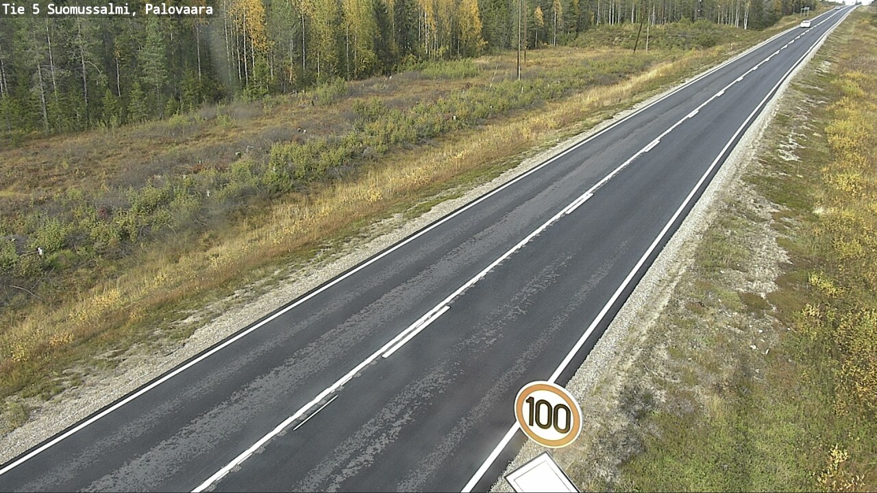 Kelikamerat Kuva Tie 5 Suomussalmi, Palovaara, Suomussalmi, Kainuu