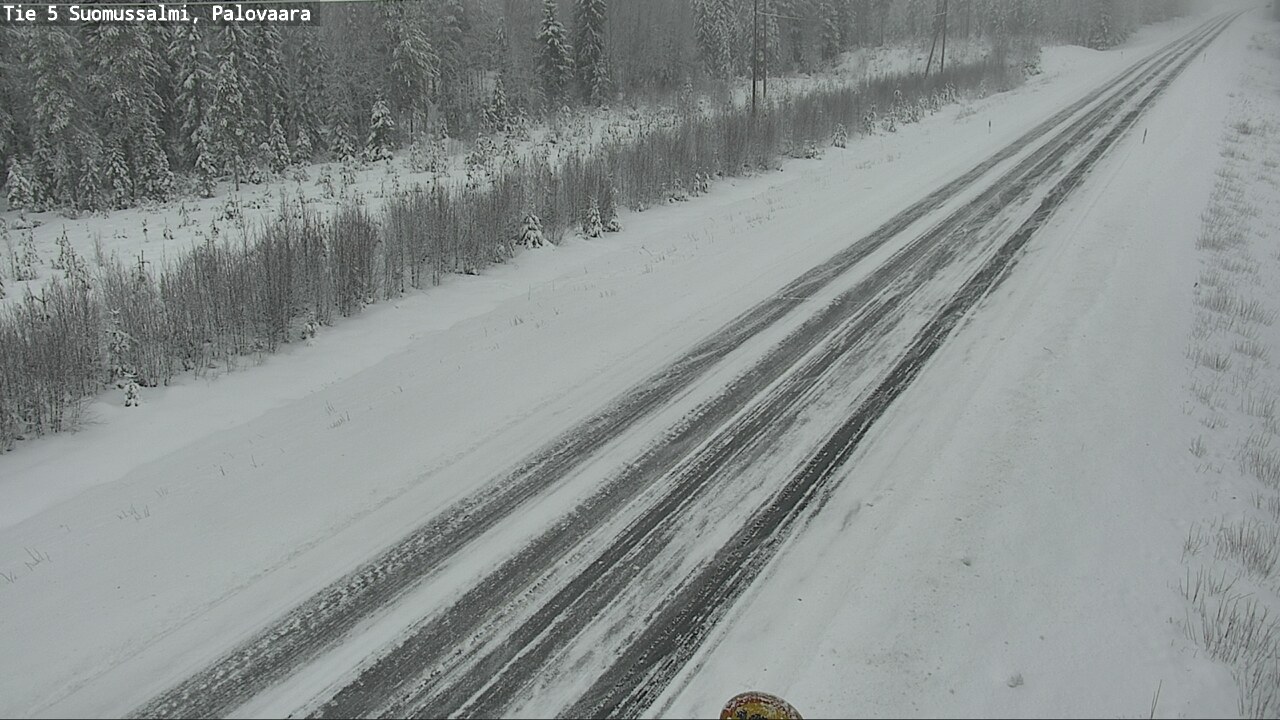 Weather Camera Image Road 5 Suomussalmi, Palovaara, Suomussalmi, Kainuu
