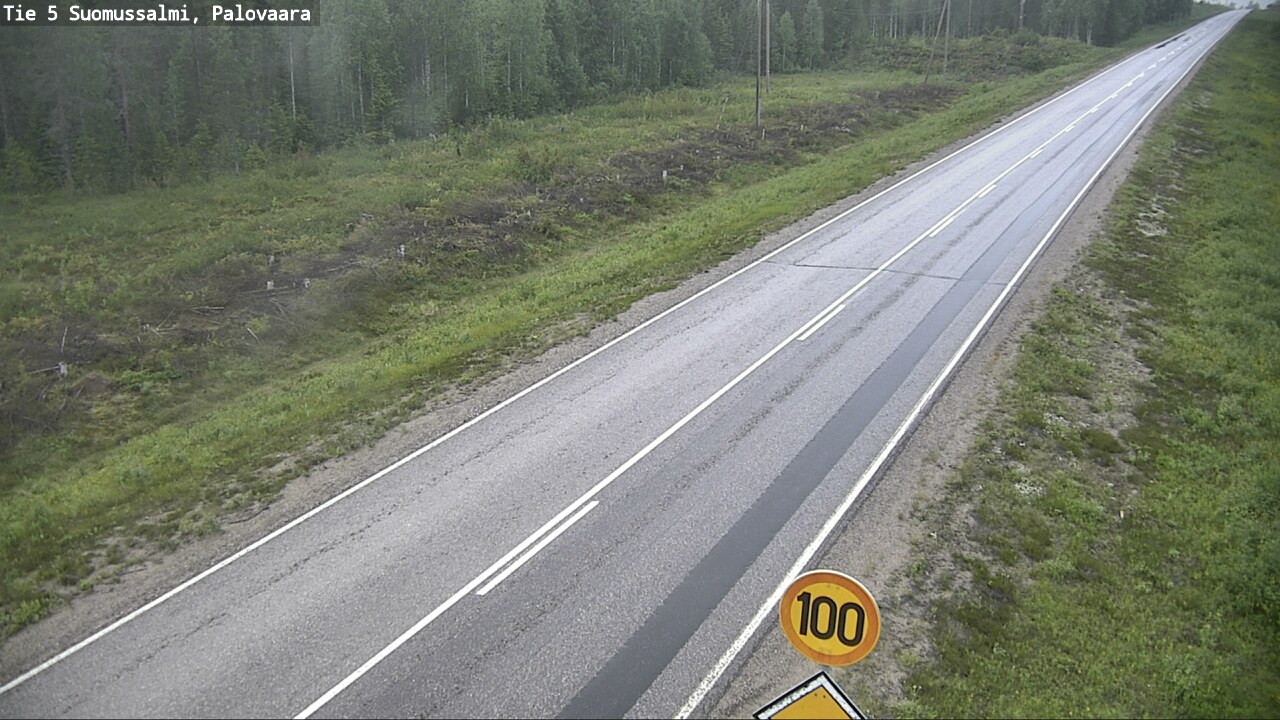 Kelikamerat Kuva Tie 5 Suomussalmi, Palovaara, Suomussalmi, Kainuu