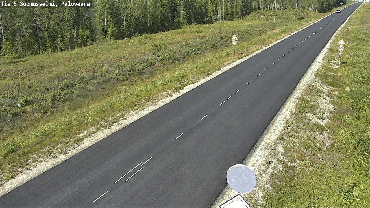 Kelikamerat Kuva Tie 5 Suomussalmi, Palovaara, Suomussalmi, Kainuu