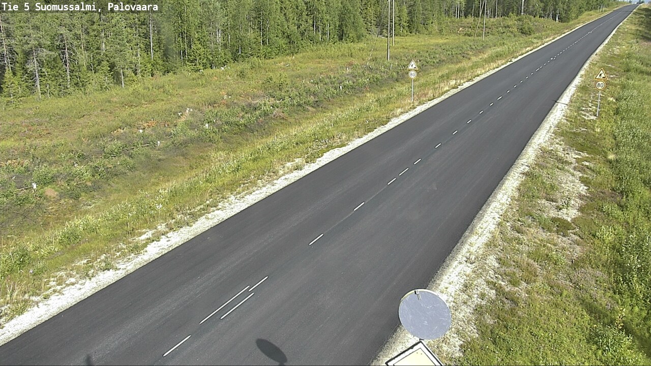 Kelikamerat Kuva Tie 5 Suomussalmi, Palovaara, Suomussalmi, Kainuu