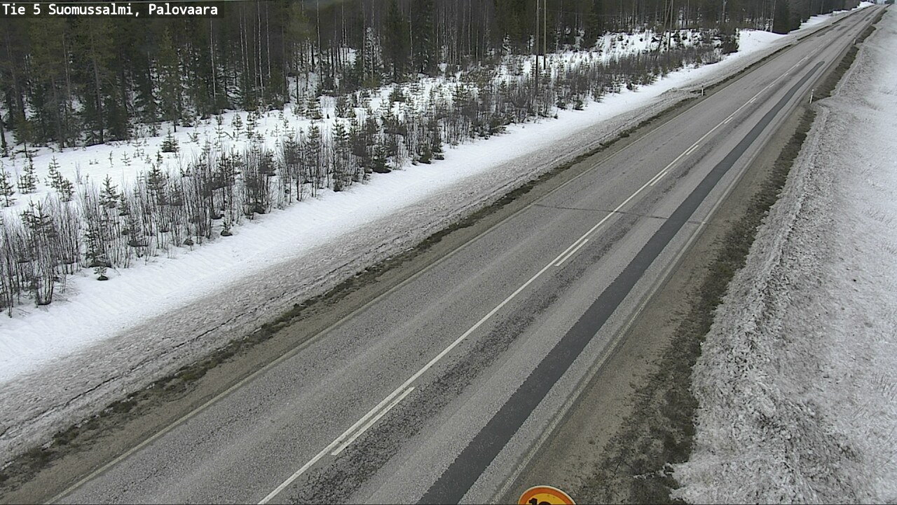 Weather Camera Image Road 5 Suomussalmi, Palovaara, Suomussalmi, Kainuu