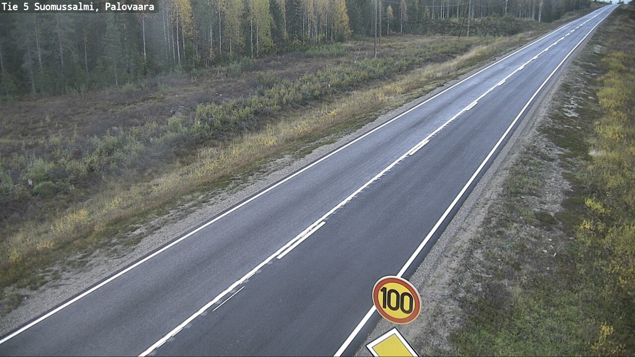Kelikamerat Kuva Tie 5 Suomussalmi, Palovaara, Suomussalmi, Kainuu