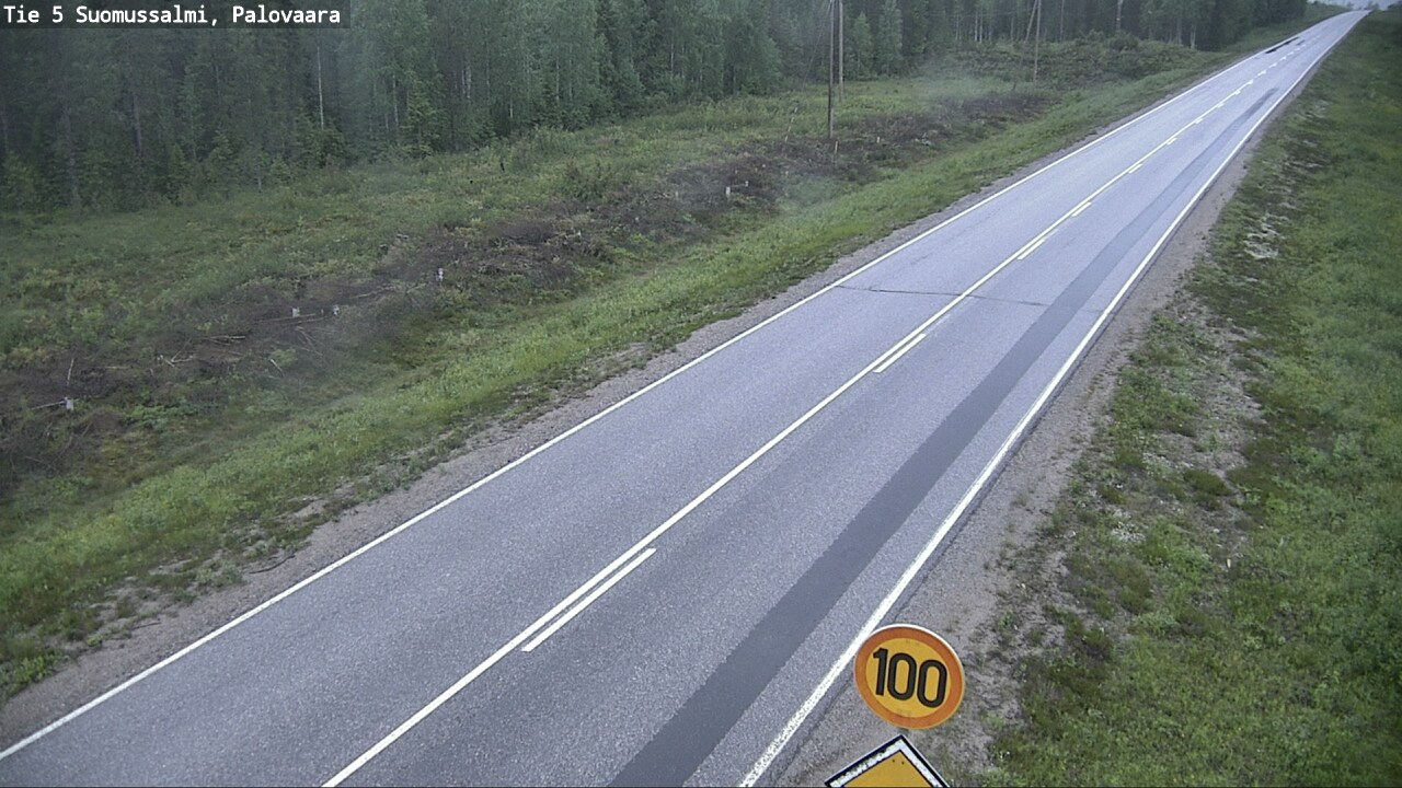 Kelikamerat Kuva Tie 5 Suomussalmi, Palovaara, Suomussalmi, Kainuu