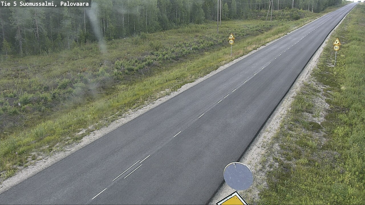 Kelikamerat Kuva Tie 5 Suomussalmi, Palovaara, Suomussalmi, Kainuu