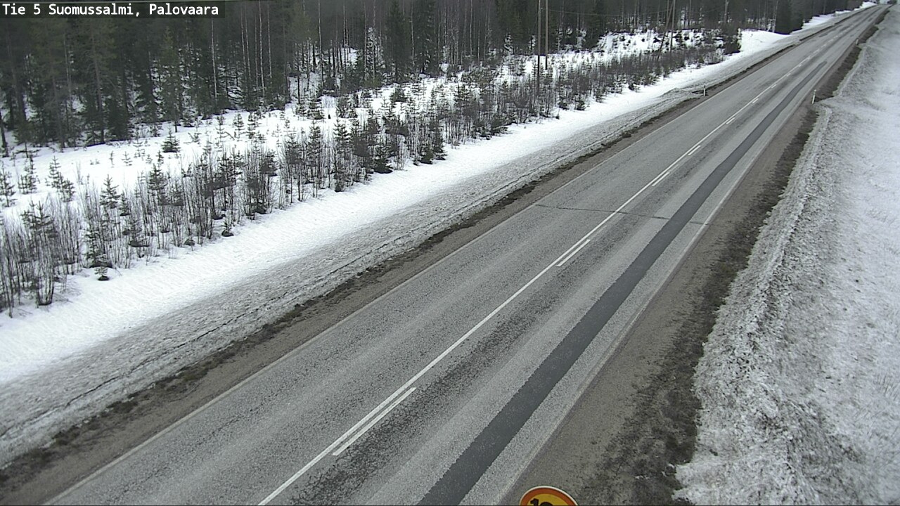 Weather Camera Image Road 5 Suomussalmi, Palovaara, Suomussalmi, Kainuu