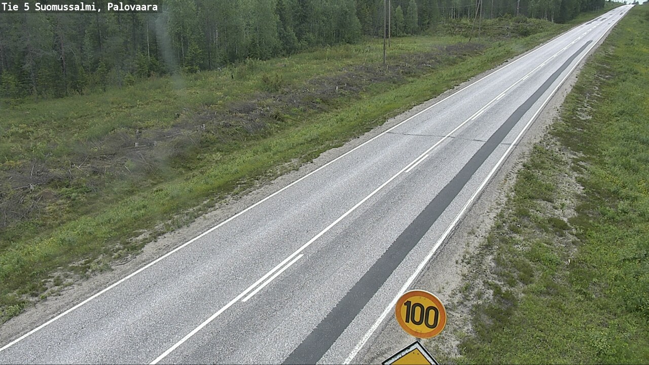 Weather Camera Image Road 5 Suomussalmi, Palovaara, Suomussalmi, Kainuu