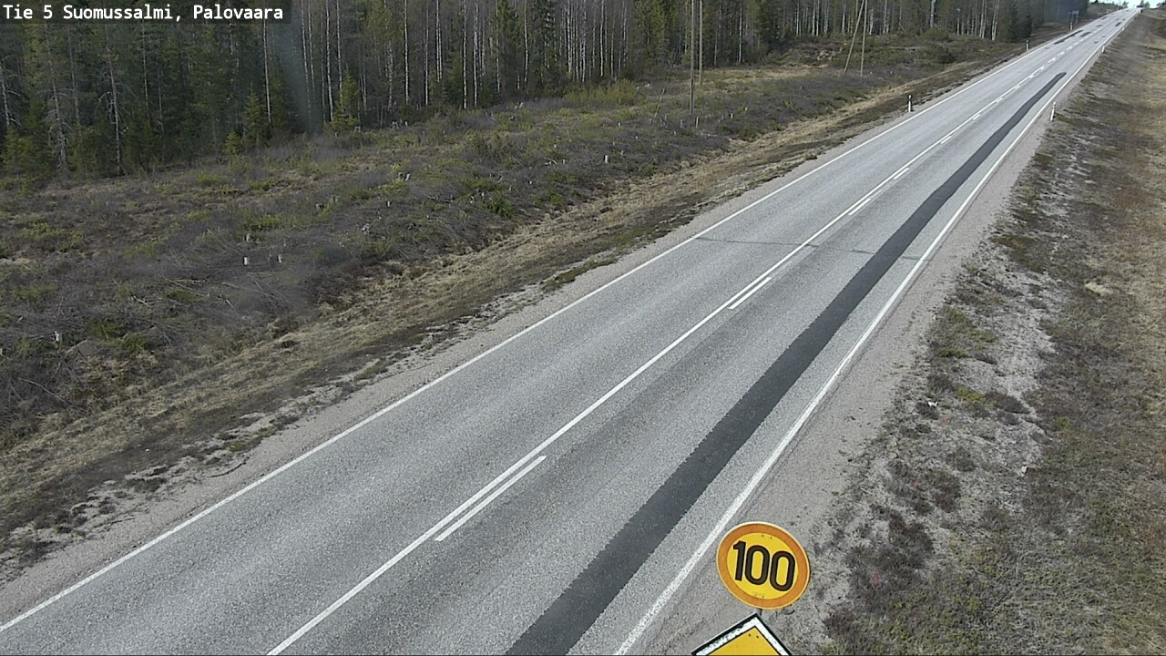Kelikamerat Kuva Tie 5 Suomussalmi, Palovaara, Suomussalmi, Kainuu