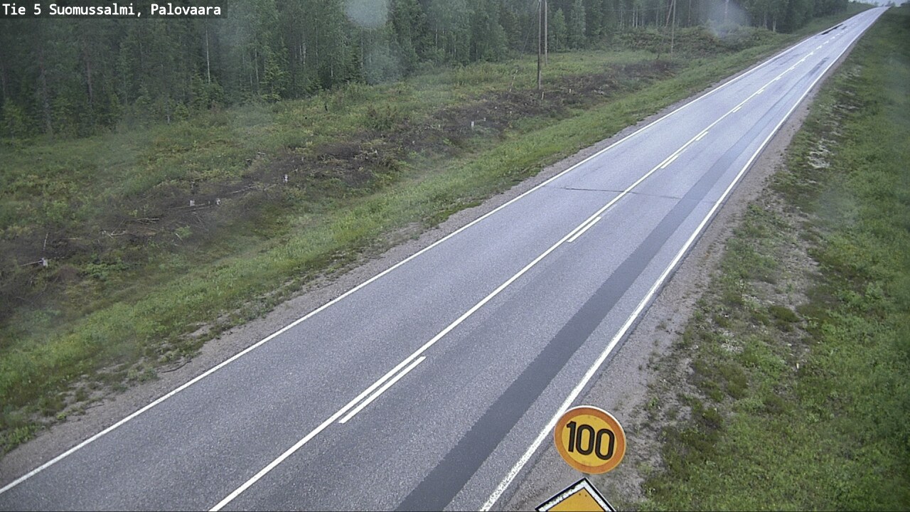Kelikamerat Kuva Tie 5 Suomussalmi, Palovaara, Suomussalmi, Kainuu
