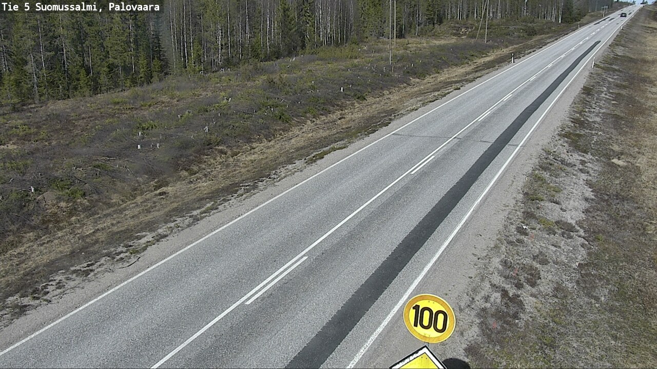 Kelikamerat Kuva Tie 5 Suomussalmi, Palovaara, Suomussalmi, Kainuu