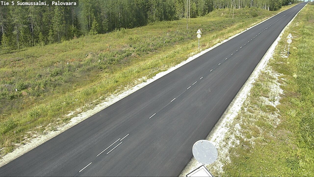 Kelikamerat Kuva Tie 5 Suomussalmi, Palovaara, Suomussalmi, Kainuu
