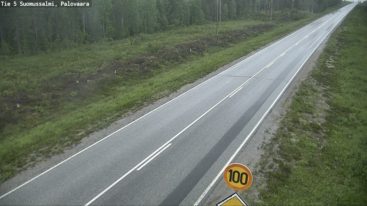 Kelikamerat Kuva Tie 5 Suomussalmi, Palovaara, Suomussalmi, Kainuu