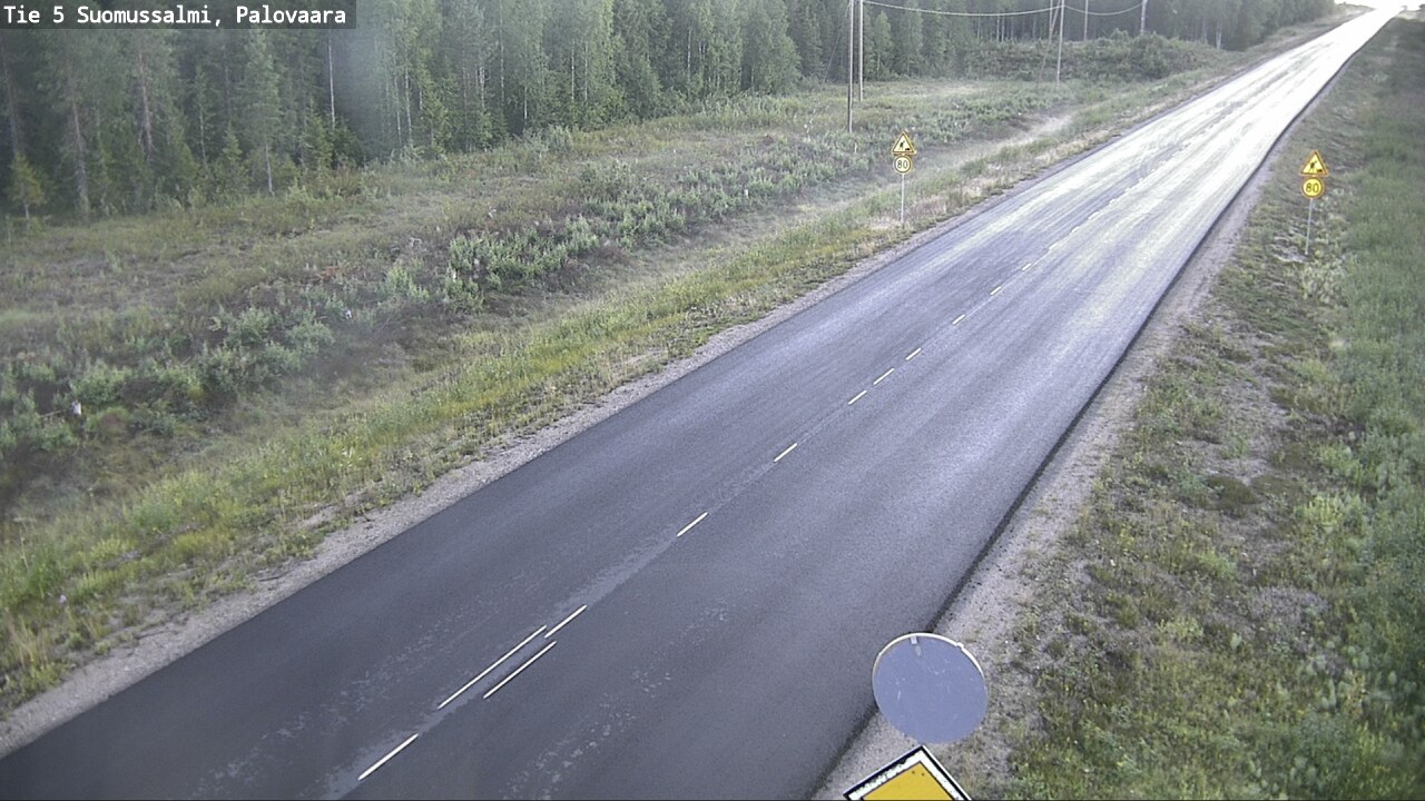 Kelikamerat Kuva Tie 5 Suomussalmi, Palovaara, Suomussalmi, Kainuu