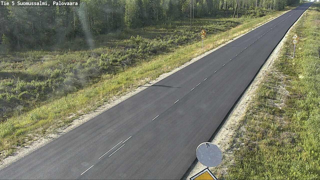 Kelikamerat Kuva Tie 5 Suomussalmi, Palovaara, Suomussalmi, Kainuu