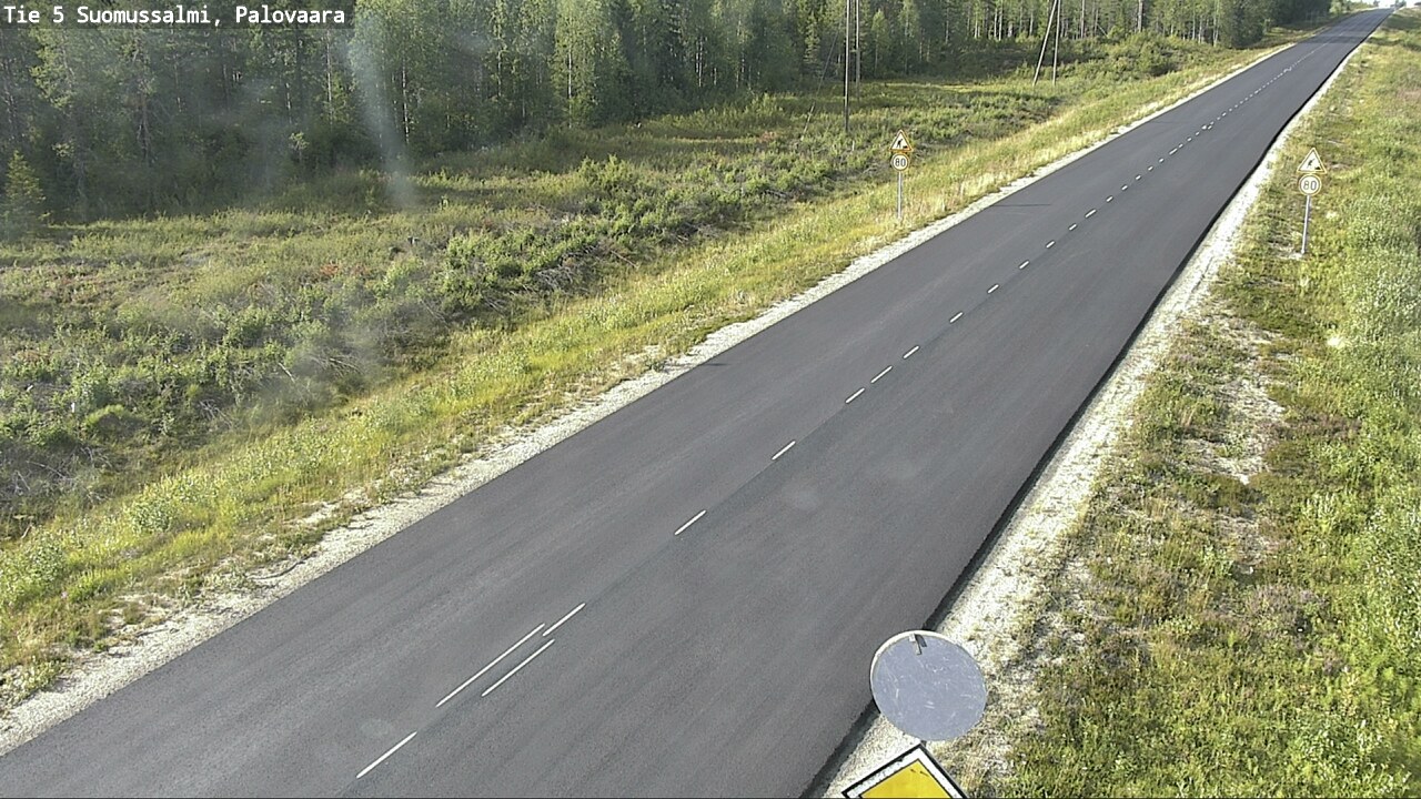 Kelikamerat Kuva Tie 5 Suomussalmi, Palovaara, Suomussalmi, Kainuu
