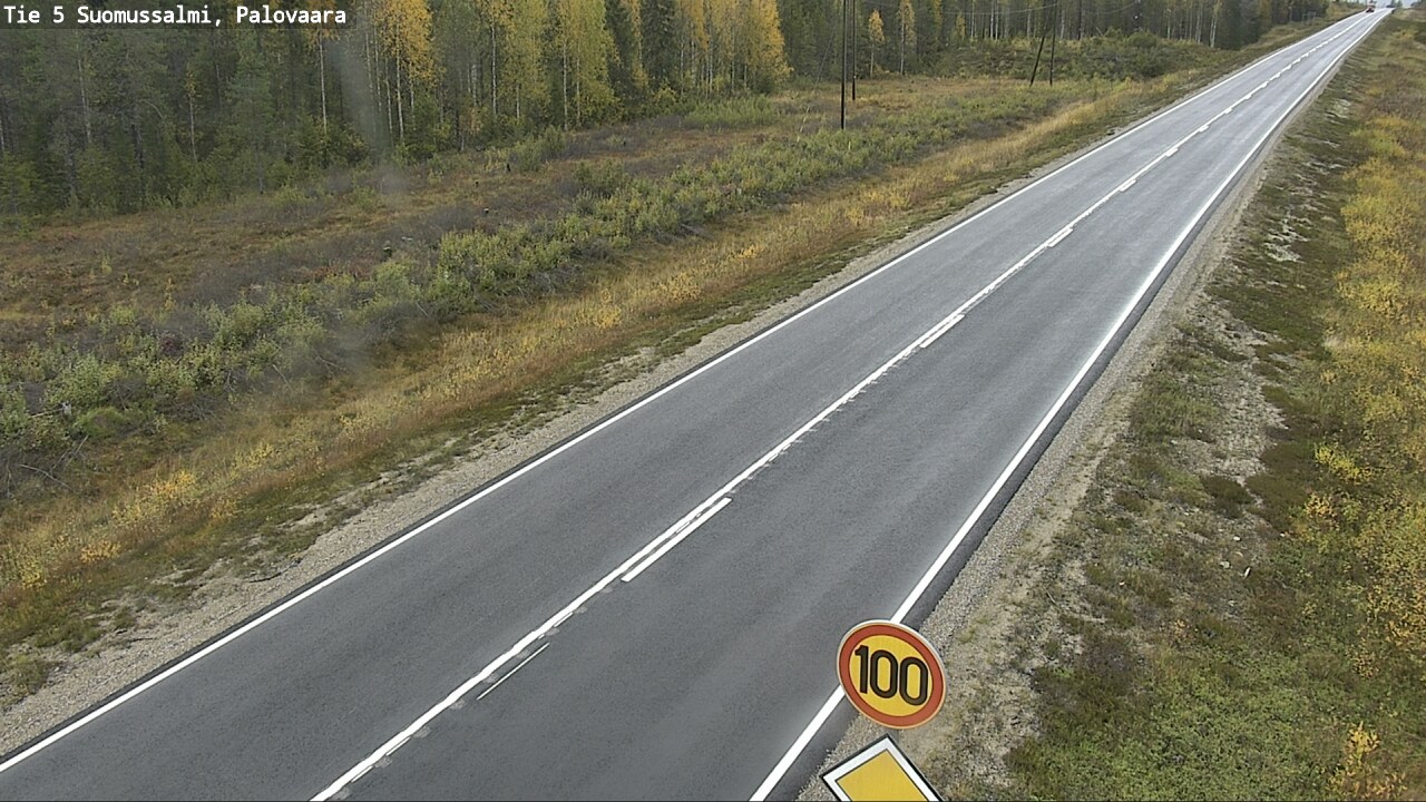 Kelikamerat Kuva Tie 5 Suomussalmi, Palovaara, Suomussalmi, Kainuu