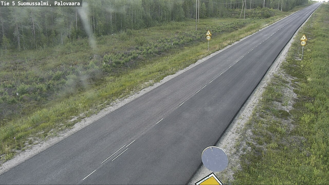 Kelikamerat Kuva Tie 5 Suomussalmi, Palovaara, Suomussalmi, Kainuu