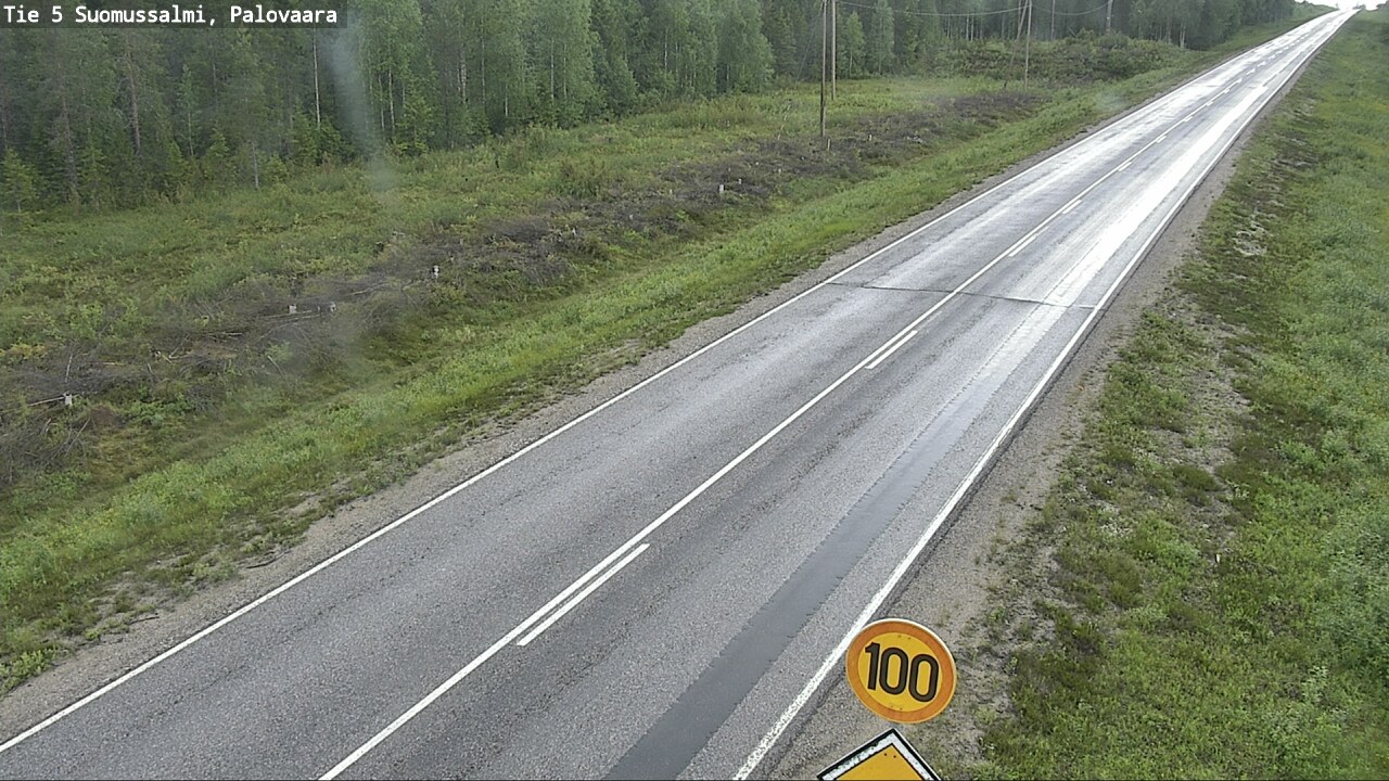 Kelikamerat Kuva Tie 5 Suomussalmi, Palovaara, Suomussalmi, Kainuu