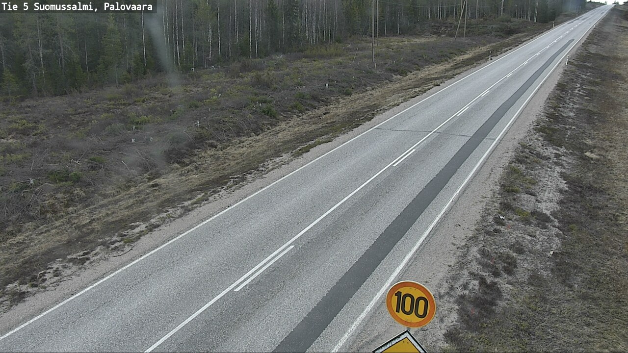 Kelikamerat Kuva Tie 5 Suomussalmi, Palovaara, Suomussalmi, Kainuu