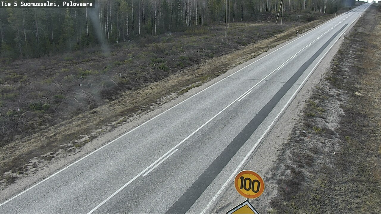 Kelikamerat Kuva Tie 5 Suomussalmi, Palovaara, Suomussalmi, Kainuu