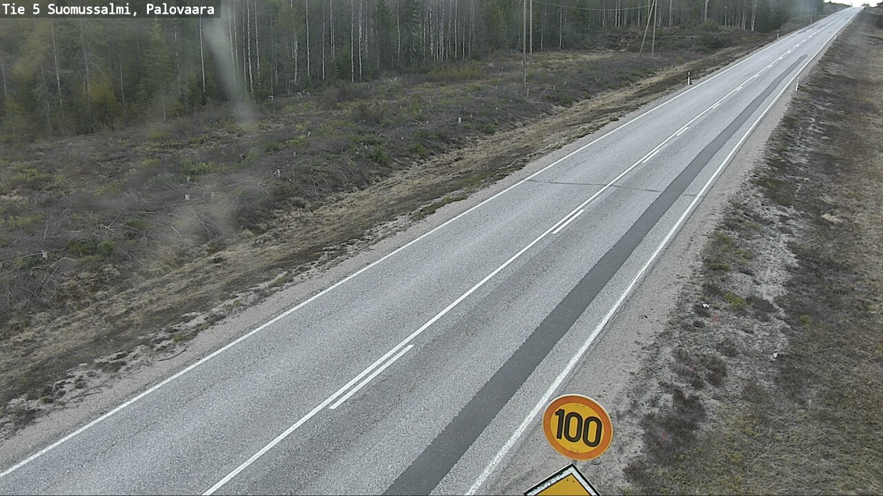 Kelikamerat Kuva Tie 5 Suomussalmi, Palovaara, Suomussalmi, Kainuu
