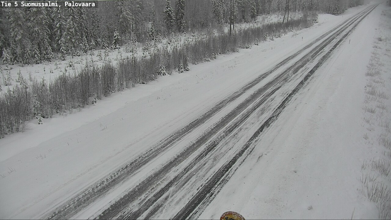 Weather Camera Image Road 5 Suomussalmi, Palovaara, Suomussalmi, Kainuu