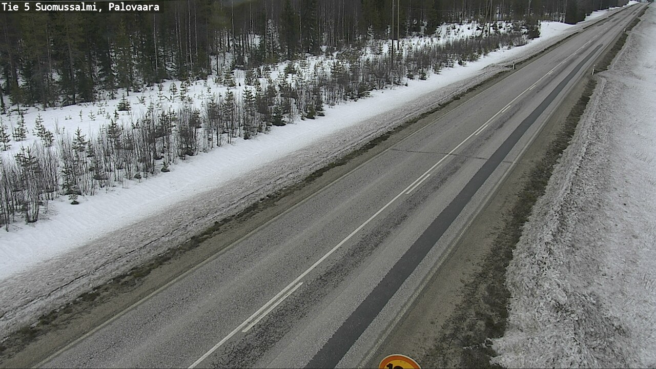 Weather Camera Image Road 5 Suomussalmi, Palovaara, Suomussalmi, Kainuu