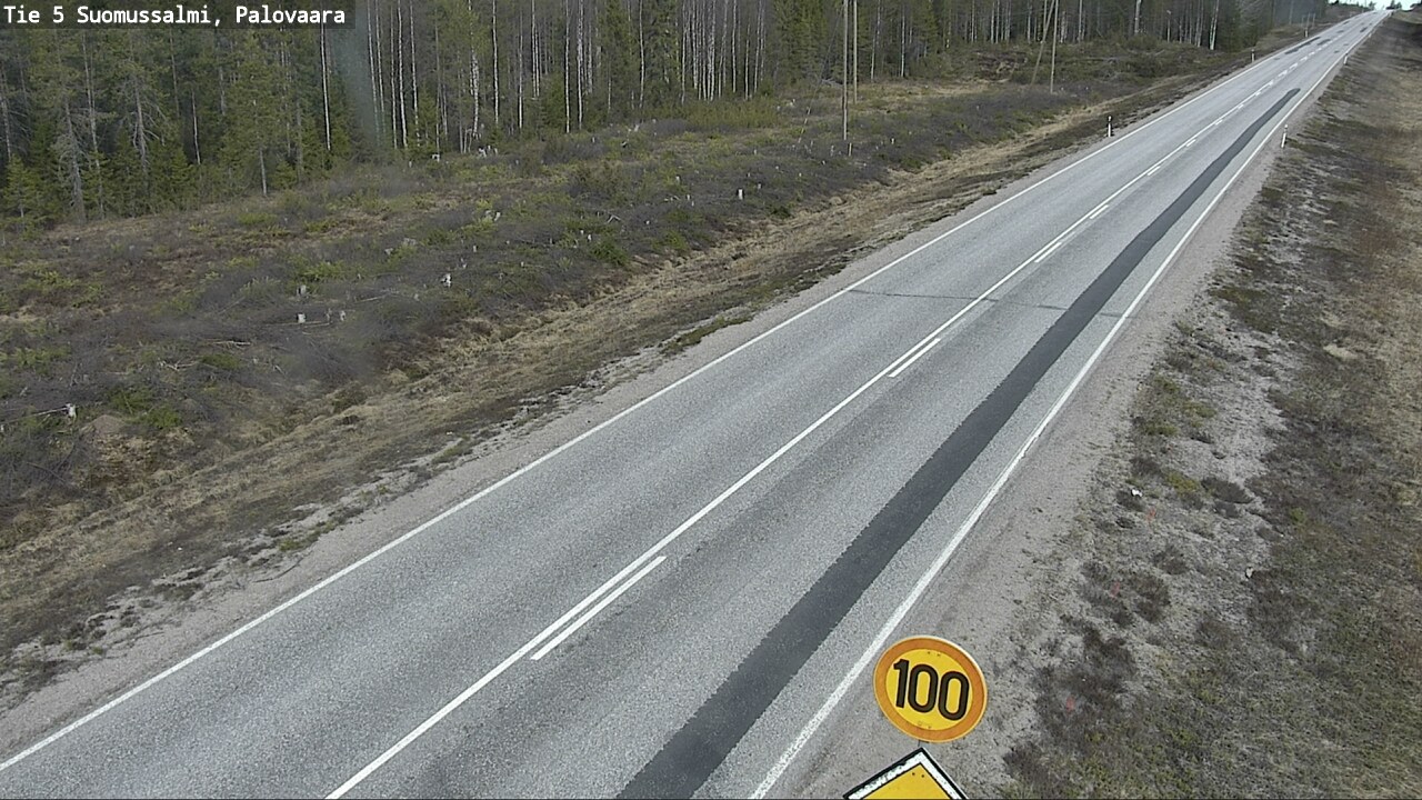 Kelikamerat Kuva Tie 5 Suomussalmi, Palovaara, Suomussalmi, Kainuu