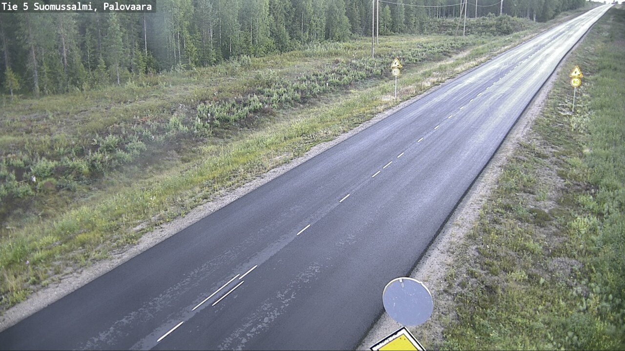 Kelikamerat Kuva Tie 5 Suomussalmi, Palovaara, Suomussalmi, Kainuu