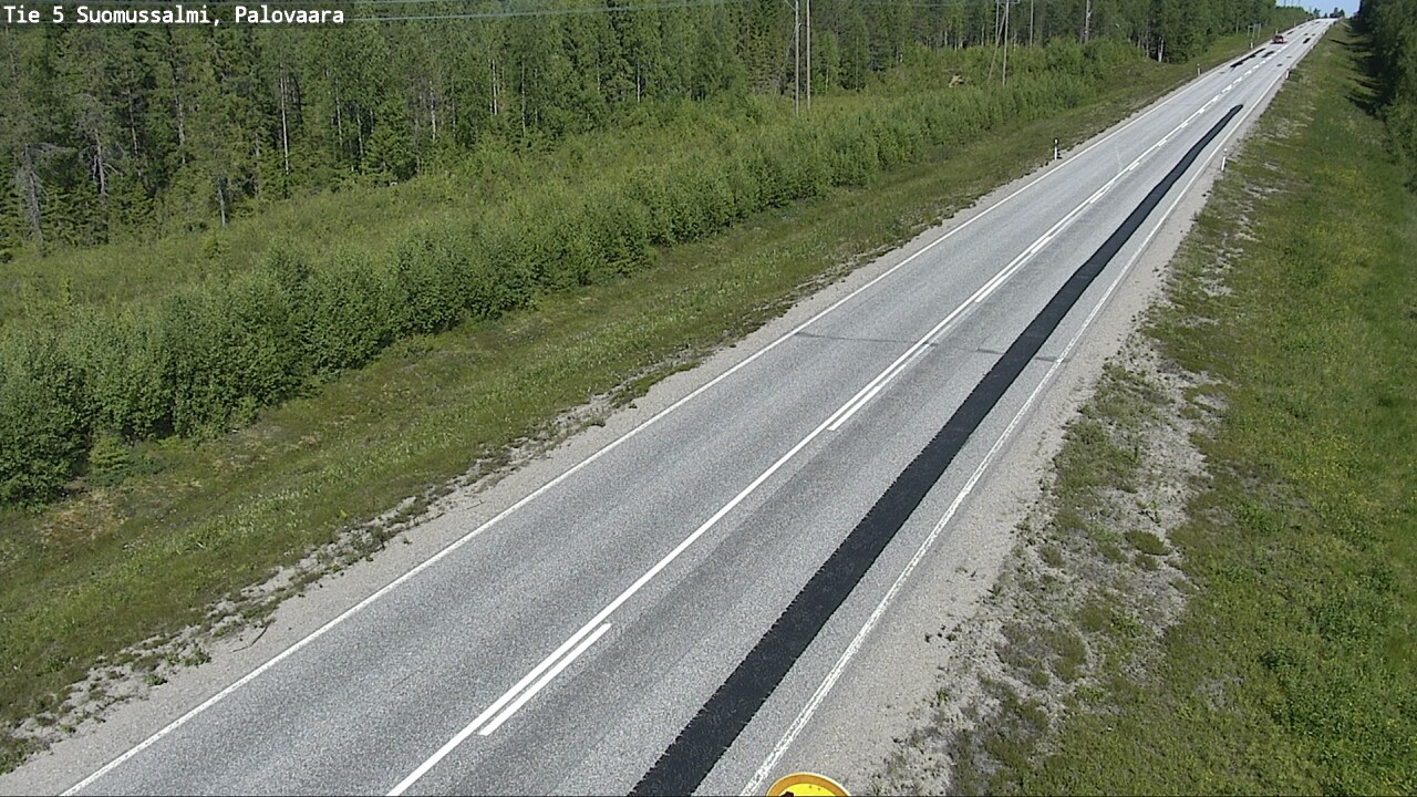 Weather Camera Image Road 5 Suomussalmi, Palovaara, Suomussalmi, Kainuu