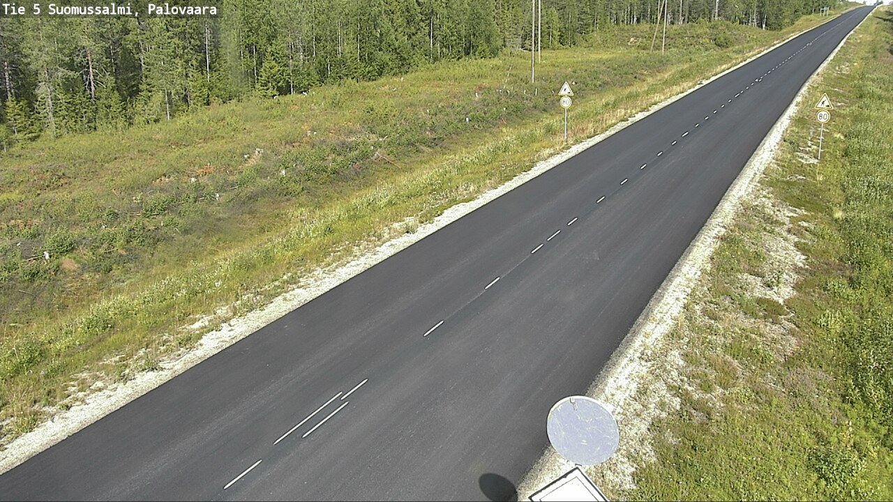 Kelikamerat Kuva Tie 5 Suomussalmi, Palovaara, Suomussalmi, Kainuu