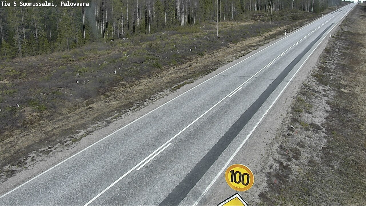 Kelikamerat Kuva Tie 5 Suomussalmi, Palovaara, Suomussalmi, Kainuu