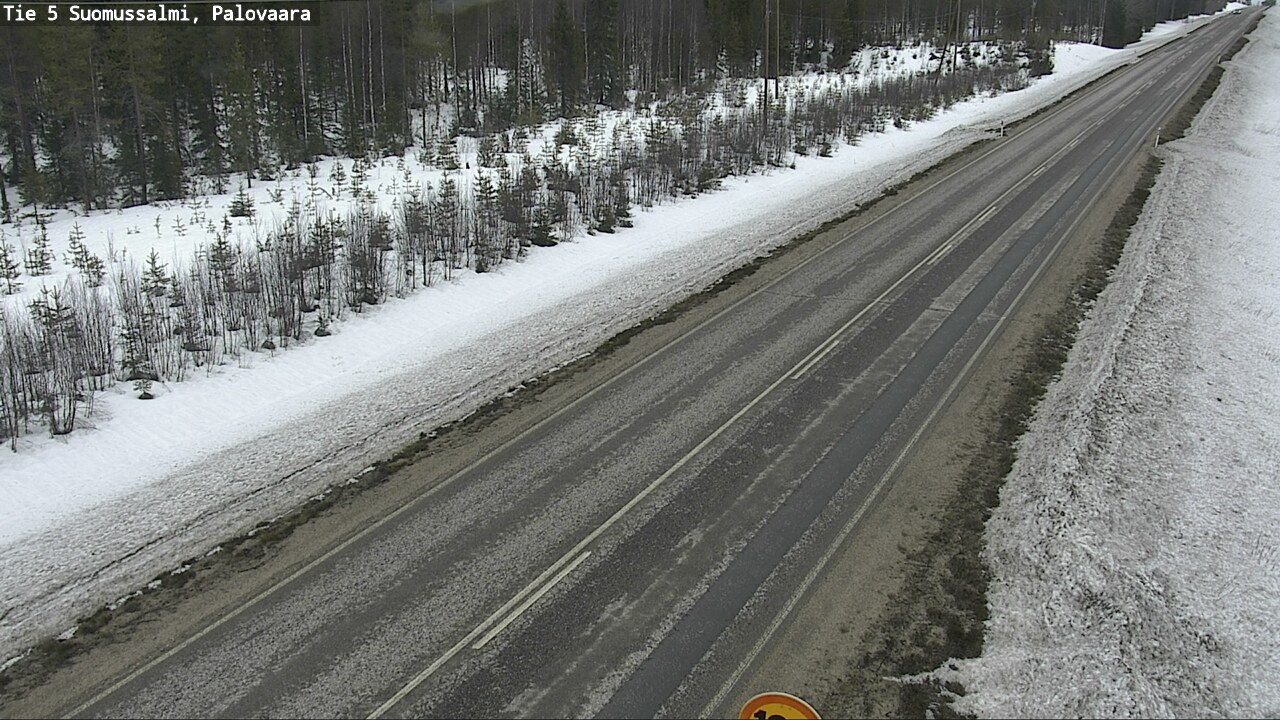 Weather Camera Image Road 5 Suomussalmi, Palovaara, Suomussalmi, Kainuu