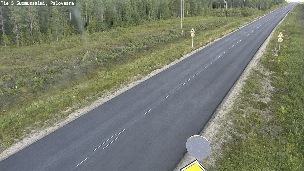 Kelikamerat Kuva Tie 5 Suomussalmi, Palovaara, Suomussalmi, Kainuu