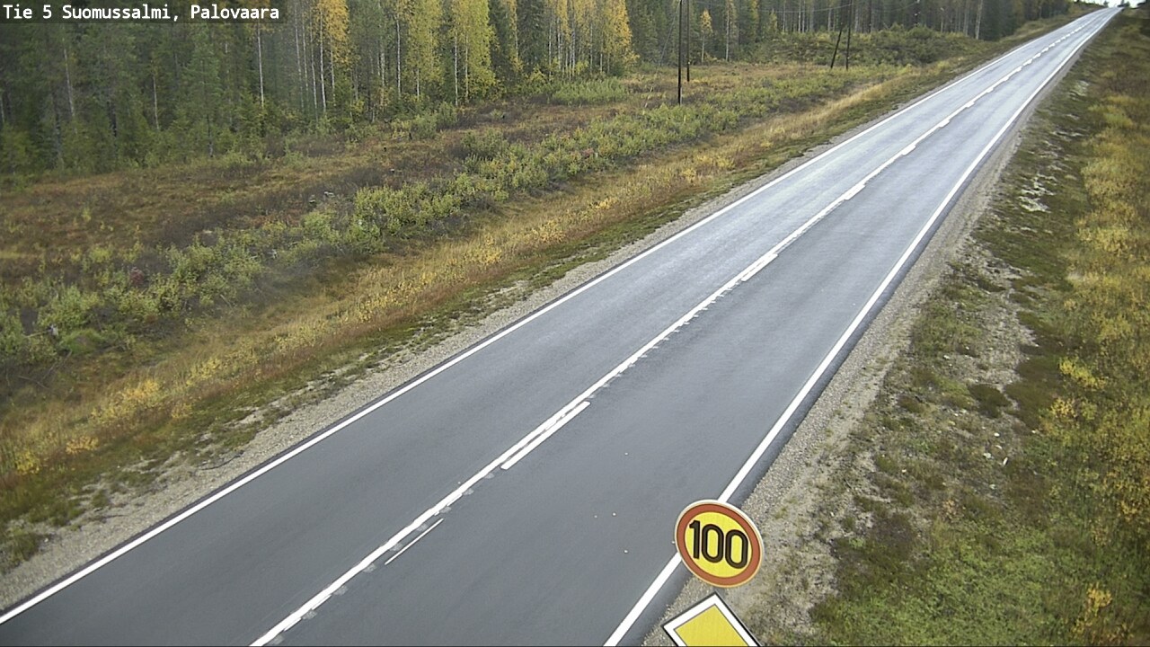 Weather Camera Image Road 5 Suomussalmi, Palovaara, Suomussalmi, Kainuu