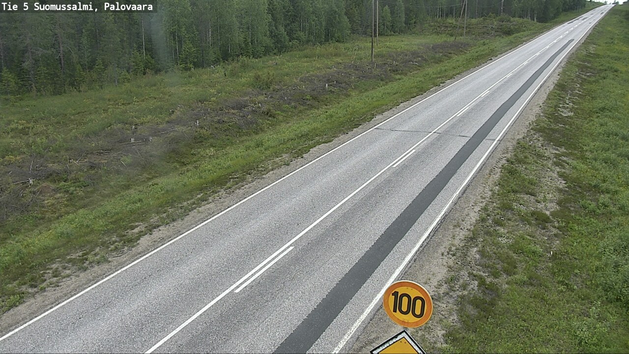 Kelikamerat Kuva Tie 5 Suomussalmi, Palovaara, Suomussalmi, Kainuu