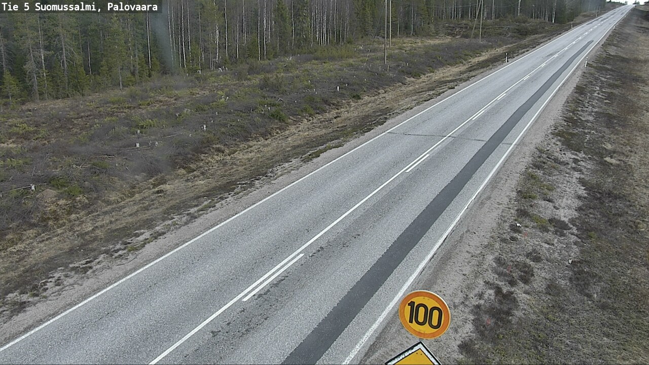 Kelikamerat Kuva Tie 5 Suomussalmi, Palovaara, Suomussalmi, Kainuu