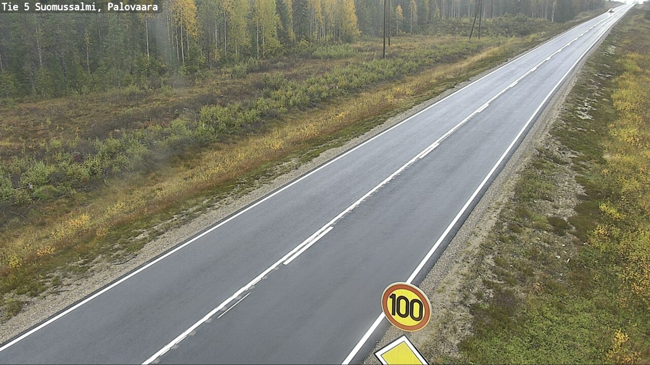 Kelikamerat Kuva Tie 5 Suomussalmi, Palovaara, Suomussalmi, Kainuu